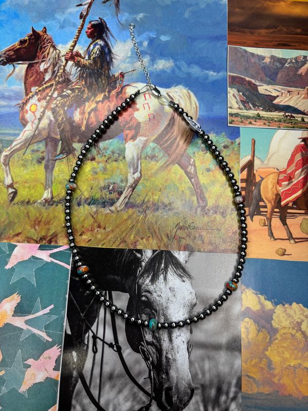 Spiny Oyster/Turquoise Necklace