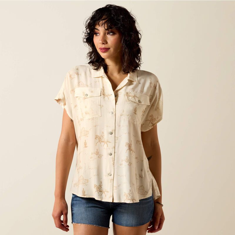 Womens Ariat Badlands Top