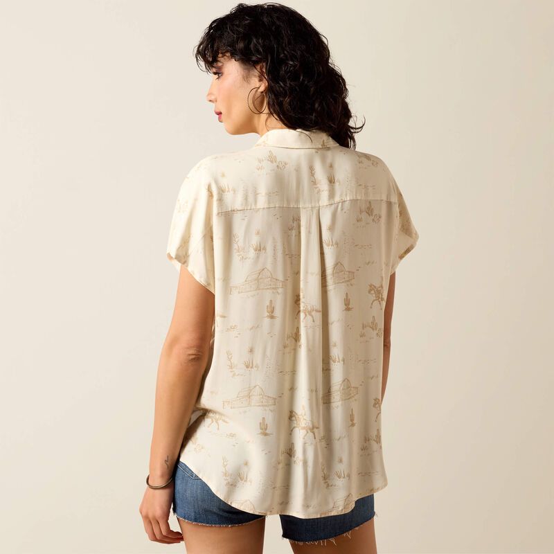 Womens Ariat Badlands Top