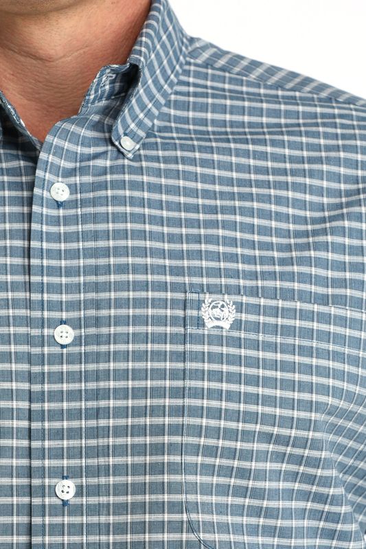 Mens Cinch Long Sleeve Button Down