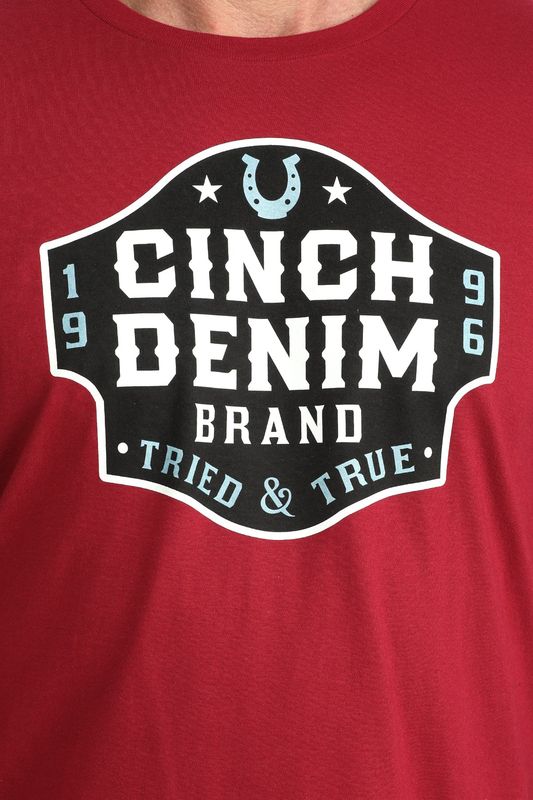Mens Cinch Denim T-Shirt