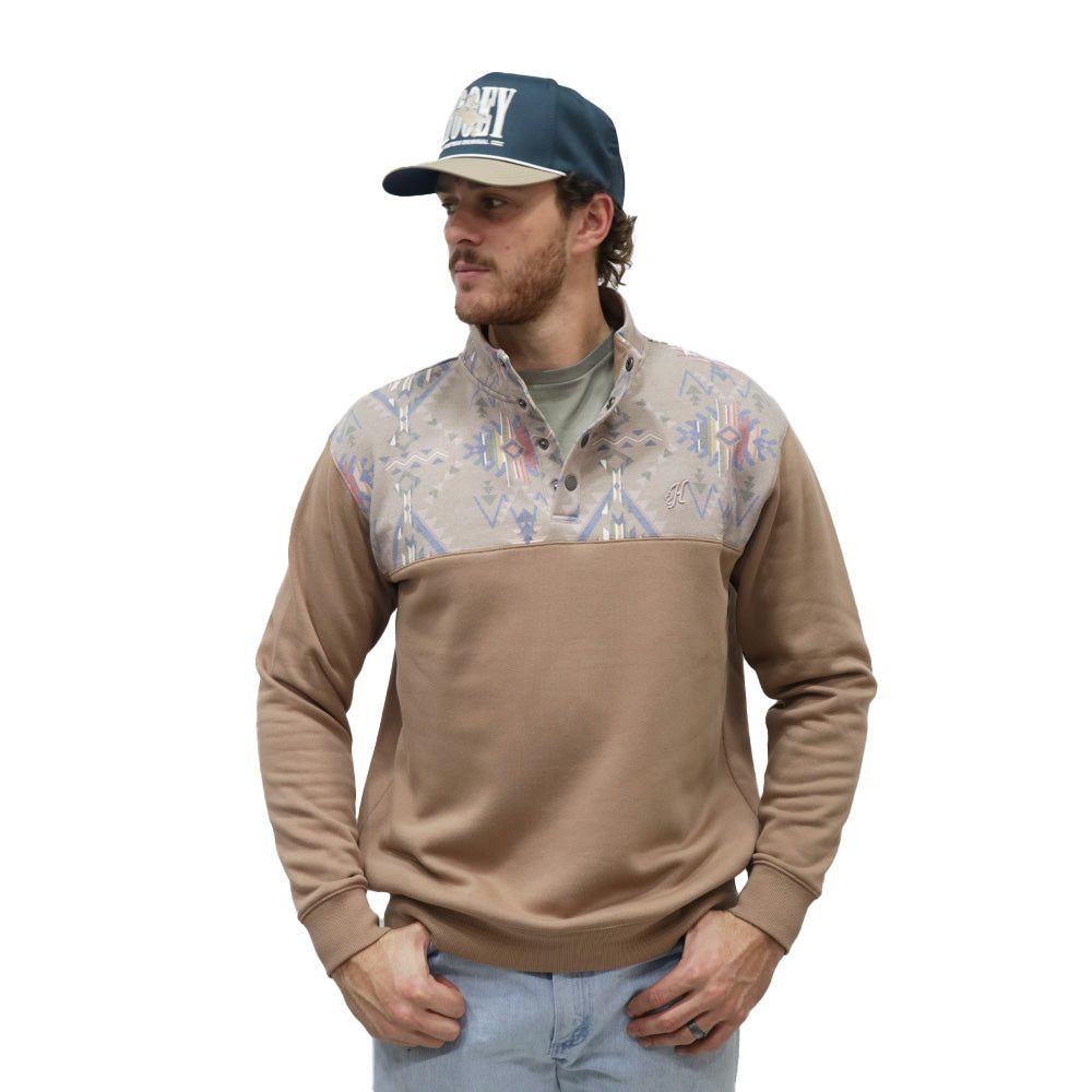 Mens Hooey Aztec Pullover