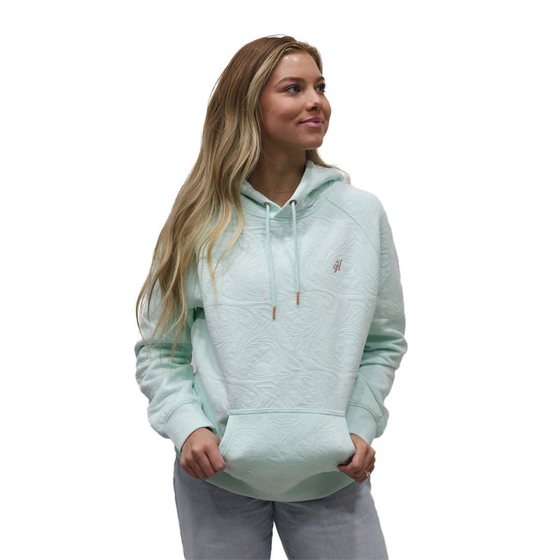 Womens Hooey Aqua Hoodie