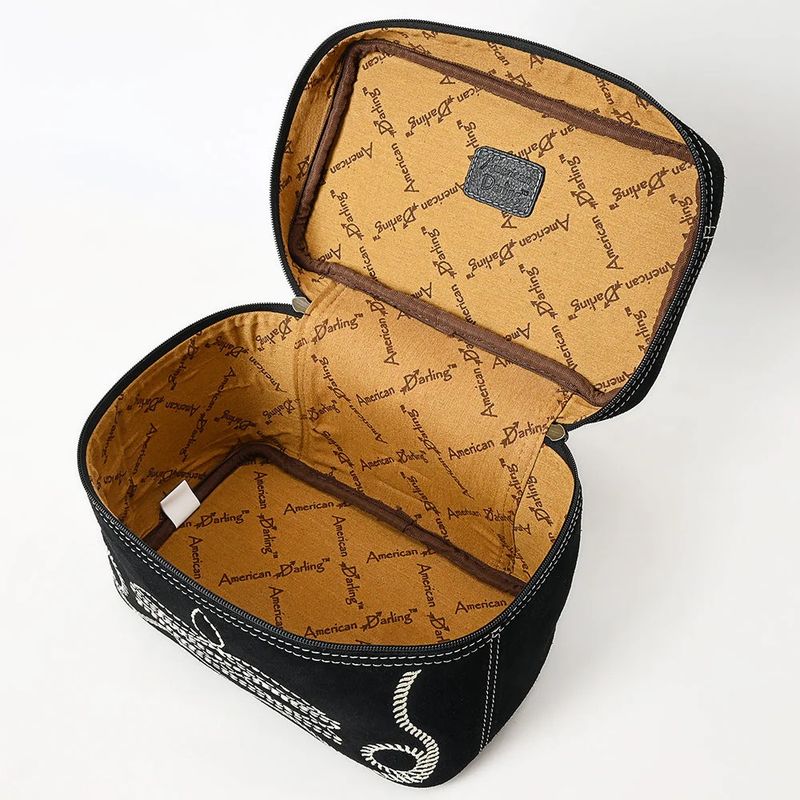 Black Suede Jewelry Case