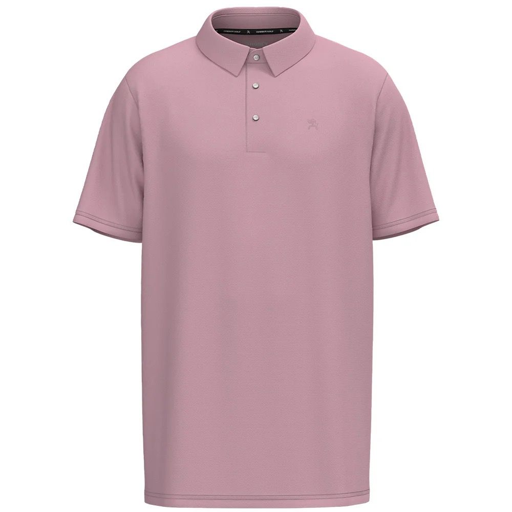 Hooey Mens Pink Golf Polo
