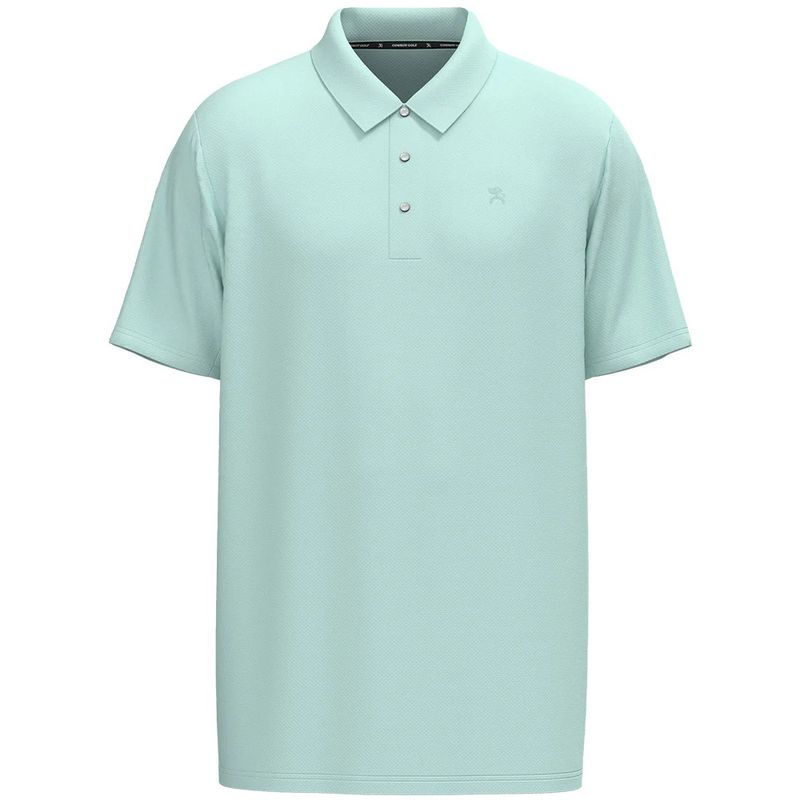 Hooey Mens Aqua Golf Polo