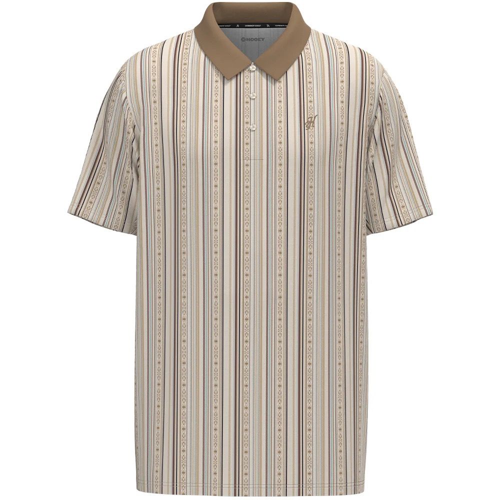 Hooey Mens Aztec Golf Polo