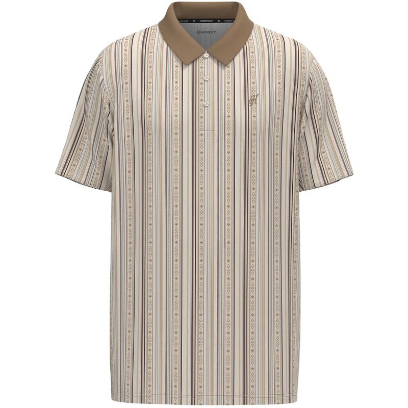 Hooey Mens Aztec Golf Polo