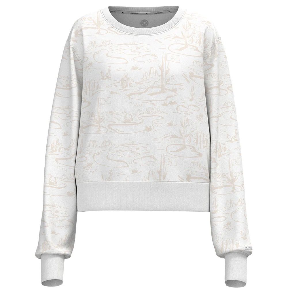 Hooey Womens Cropped Crewneck
