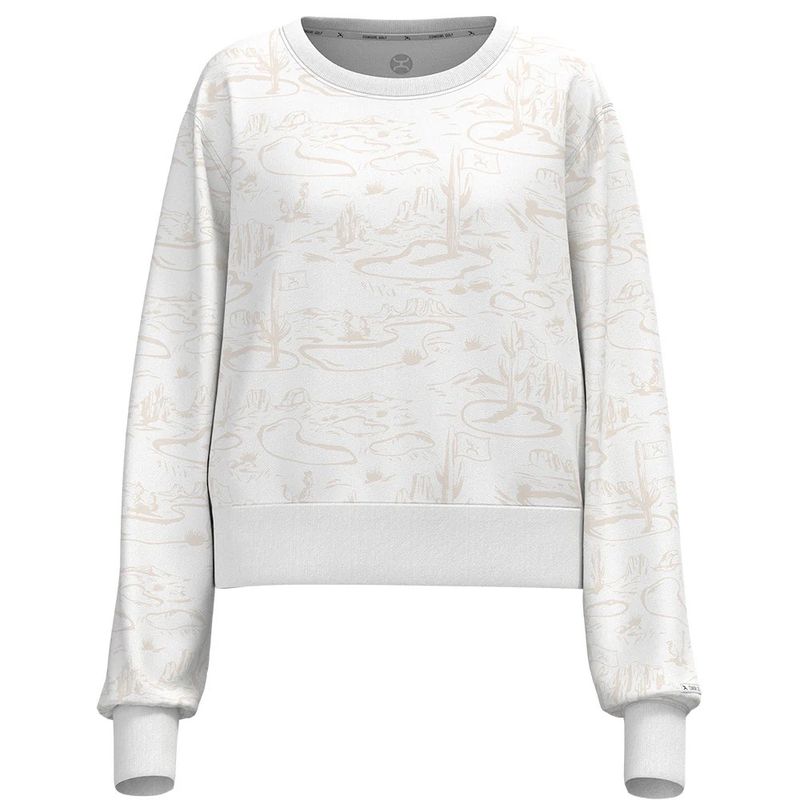 Hooey Womens Cropped Crewneck
