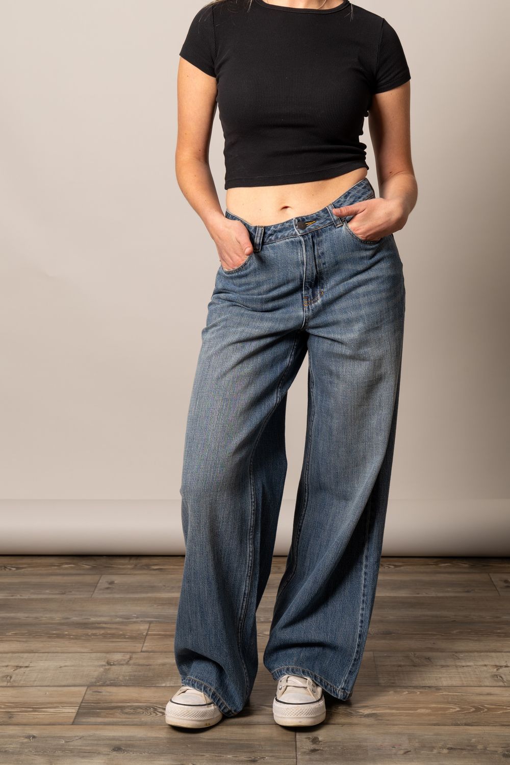 Kimes Maggie Antique Wash Wide Leg