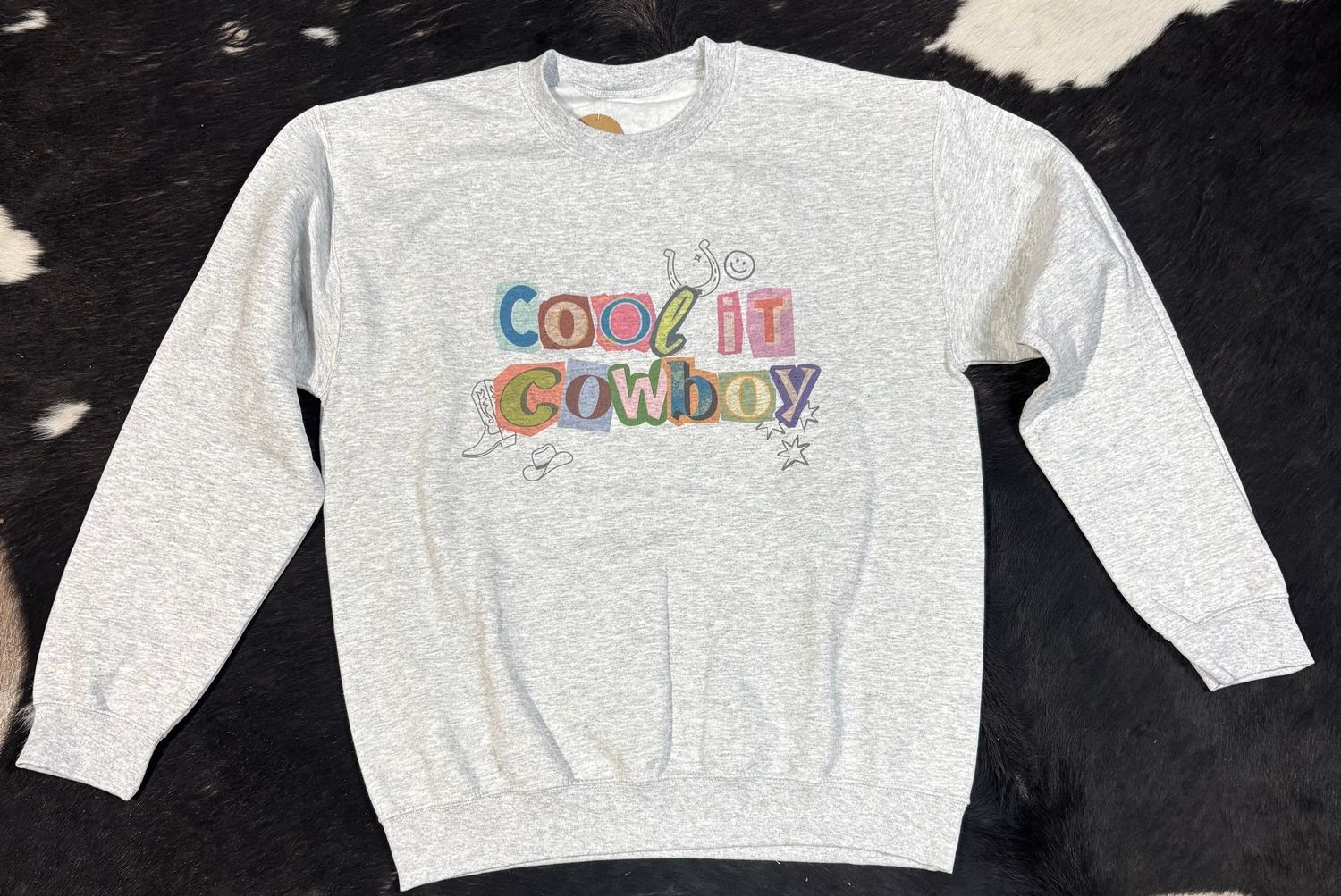 Cool It Cowboy Crewneck