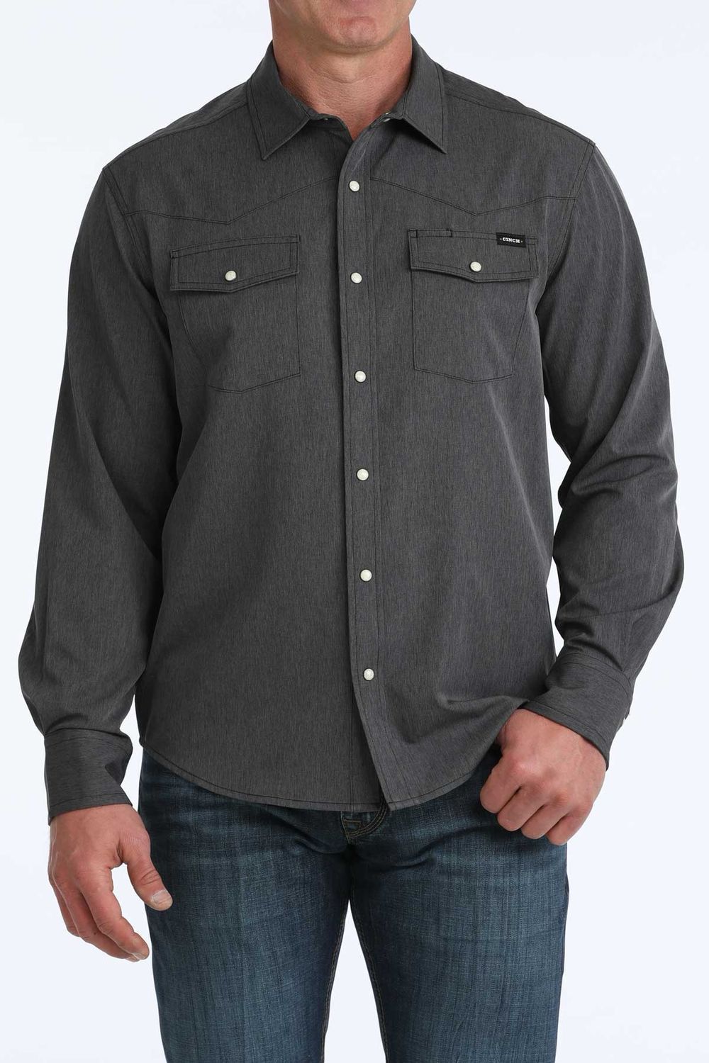 Mens Cinch Camp Long Sleeve Button Down