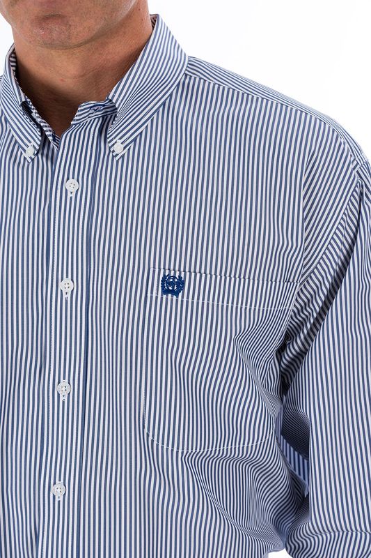 Mens Cinch Long Sleeve Button Down