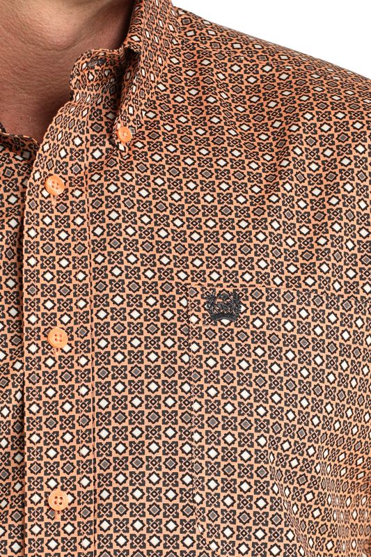 Mens Cinch Long Sleeve Button Down