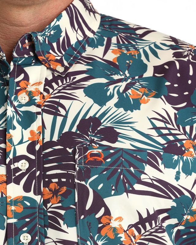 Mens Cinch Arenaflex Button Down