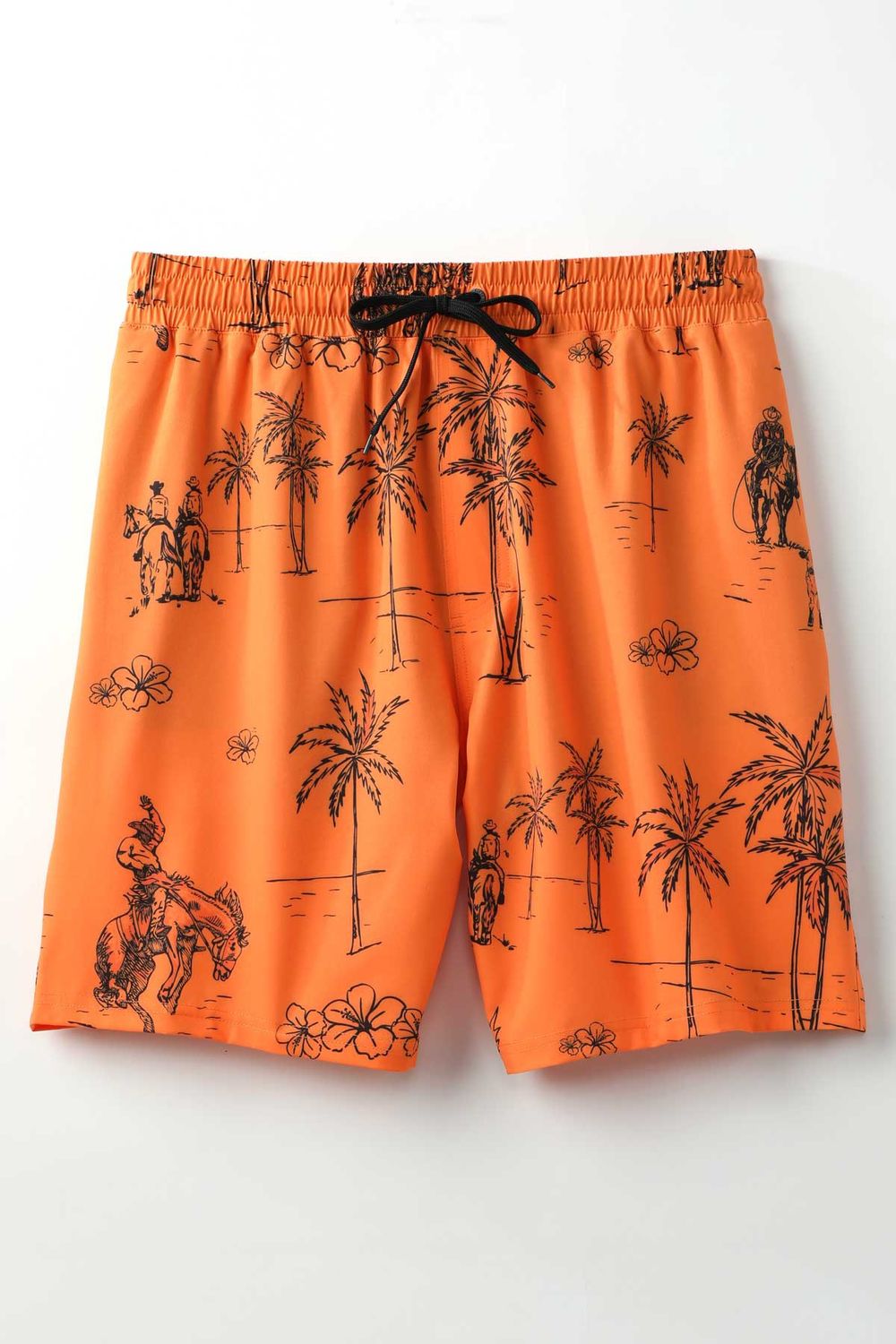 Mens Cinch Bronc Swim Trunks