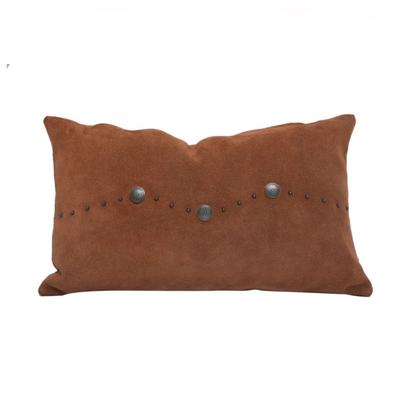 Western Suede Studded Pillow