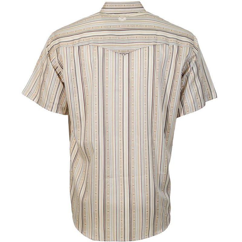 Hooey "Sol" Cream Aztec Pearl Snap