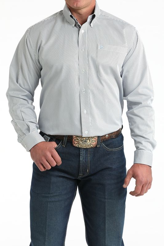 Mens Cinch Long Sleeve Button Down