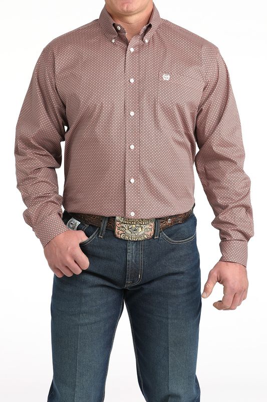 Mens Cinch Long Sleeve Button Down