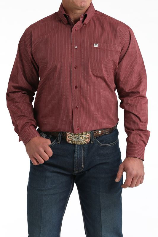Mens Cinch Long Sleeve Button Down