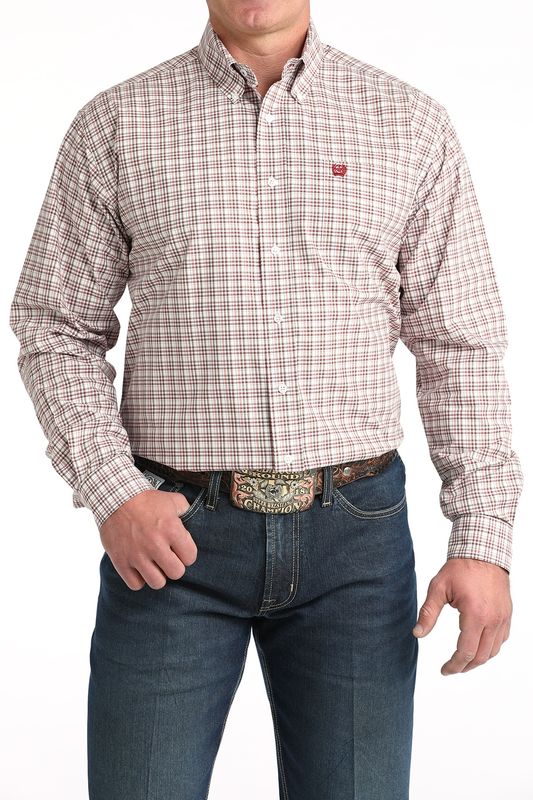 Mens Cinch Long Sleeve Button Down
