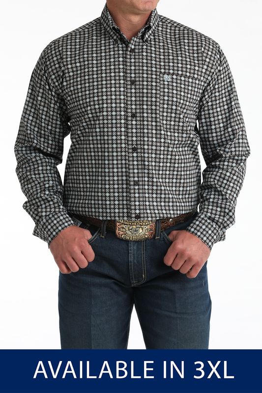 Mens Cinch Long Sleeve Button Down
