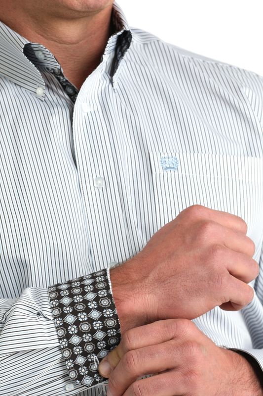 Mens Cinch Long Sleeve Button Down