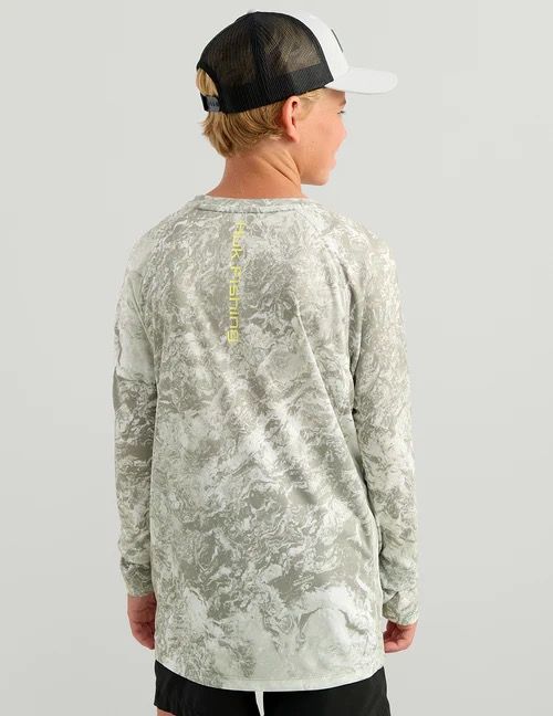 Huk Kids Mossy Oak Pursuit Performance Crew