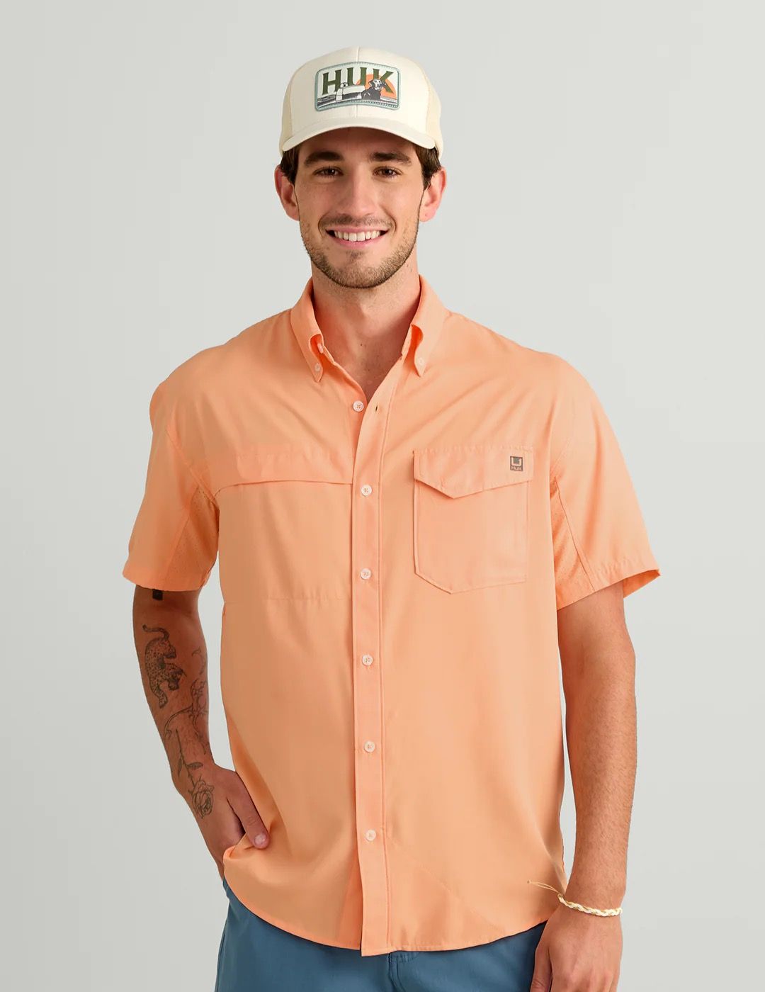 Huk Tide Point Button Down