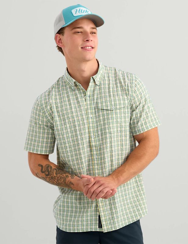 Huk Chatham Plaid Button Down