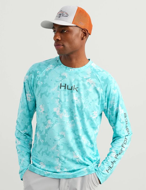 Huk Airweight KC Printed Crew