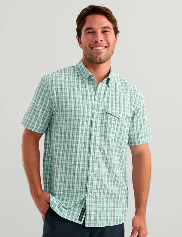 Huk Chatham Plaid Button Down