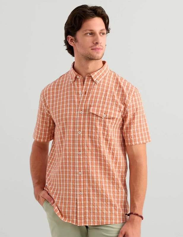 Huk Chatham Plaid Button Down