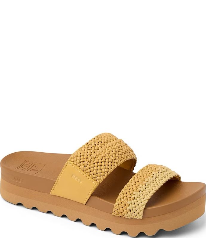 REEF Womens Cushion Vista Platform Sandals