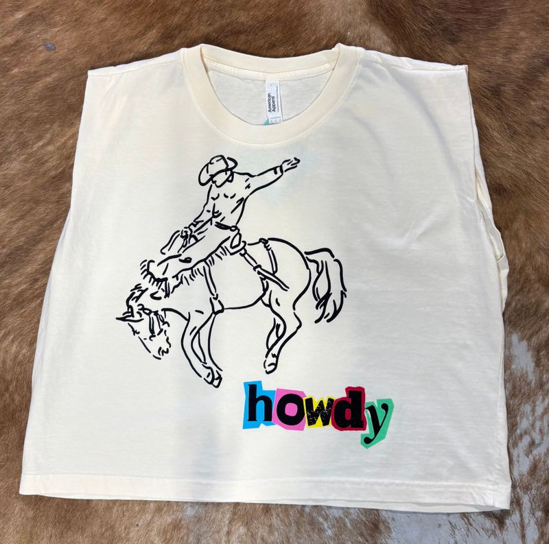 Howdy Muscle T-Shirt
