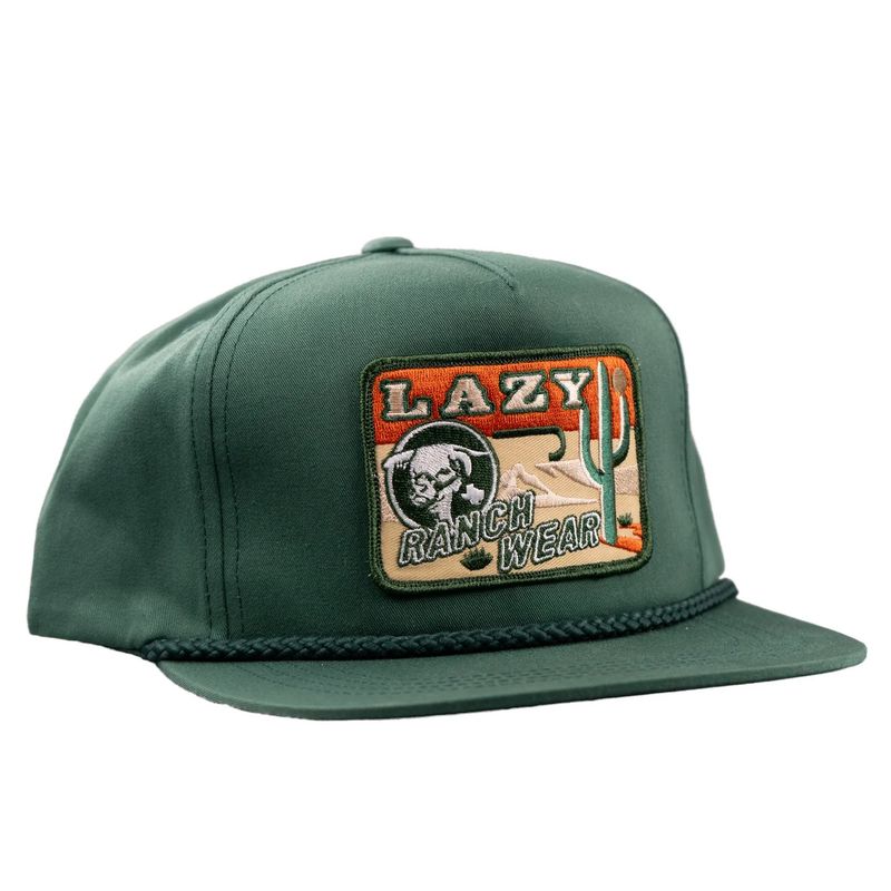 Lazy J Ranch Green Big Bend Trucker Hat