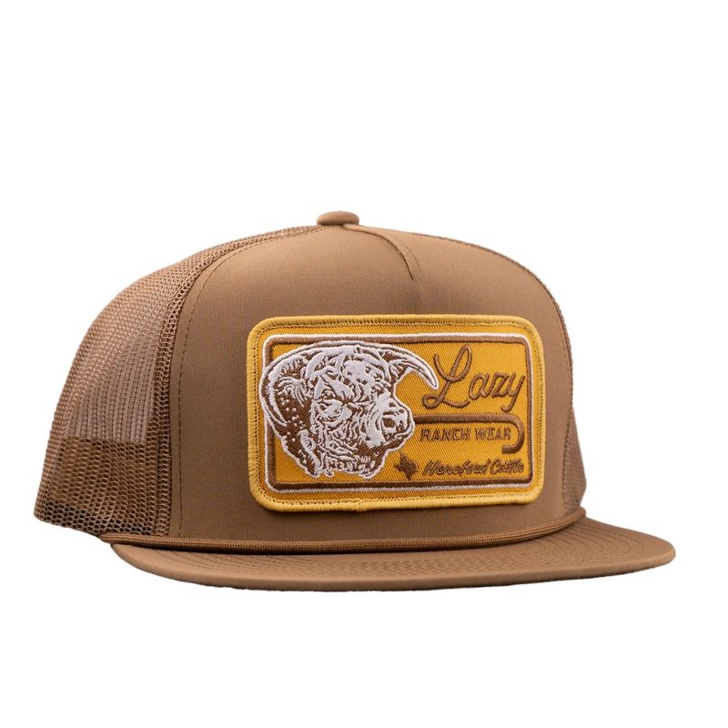 Lazy J Ranch Coyote Brown Trucker Hat
