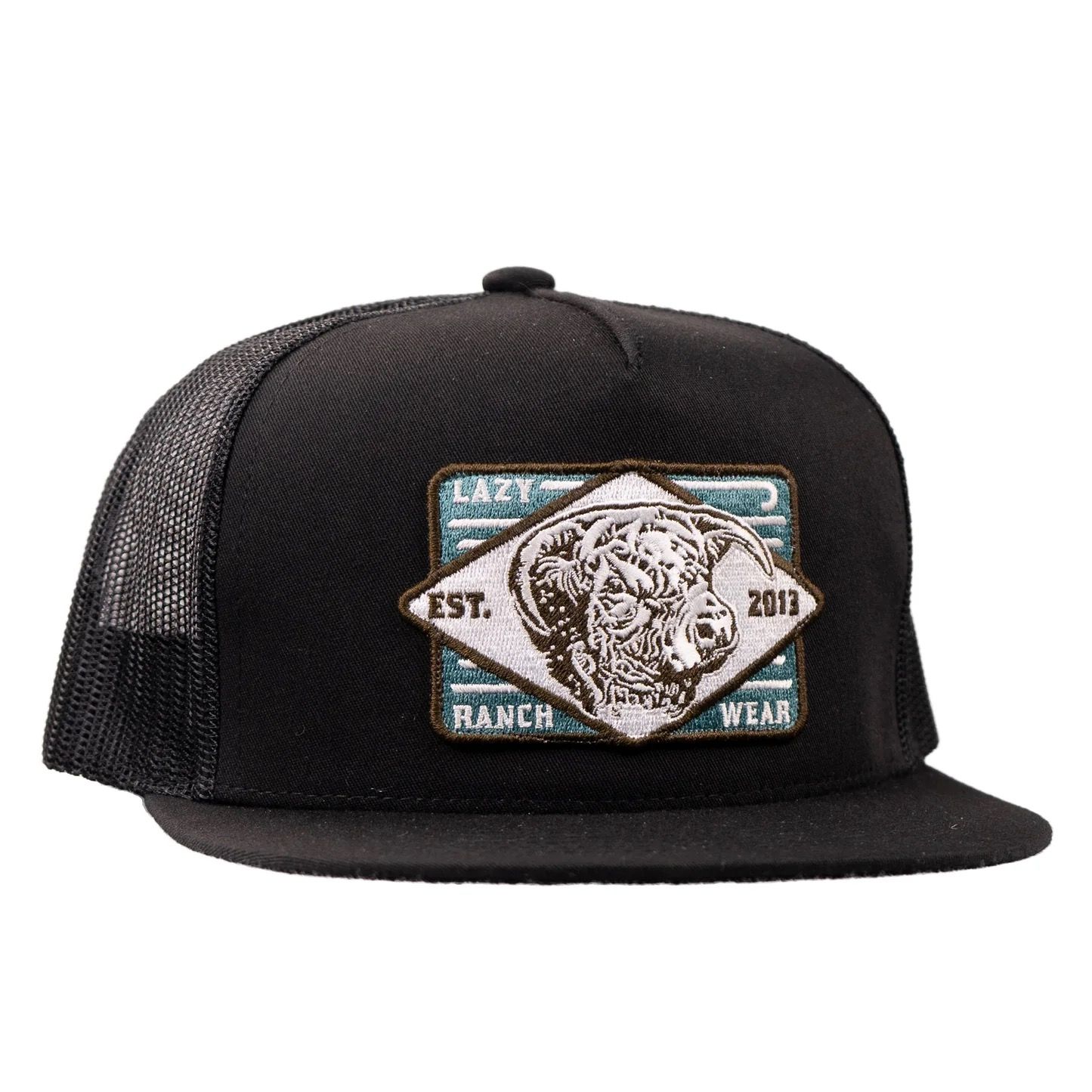 Lazy J Ranch Youth Black Iron Trucker Hat