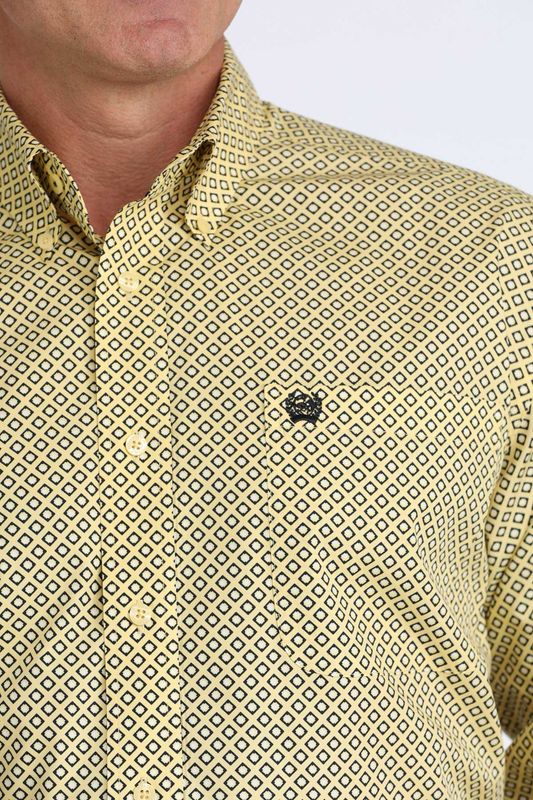 Mens Cinch Long Sleeve Button Down