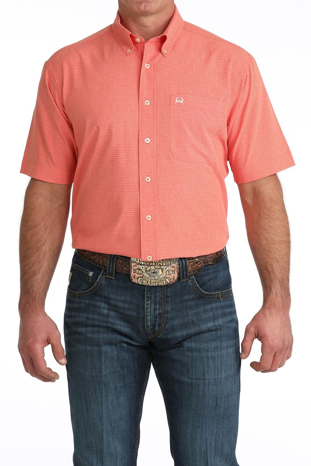 Mens Cinch Arenaflex Button Down