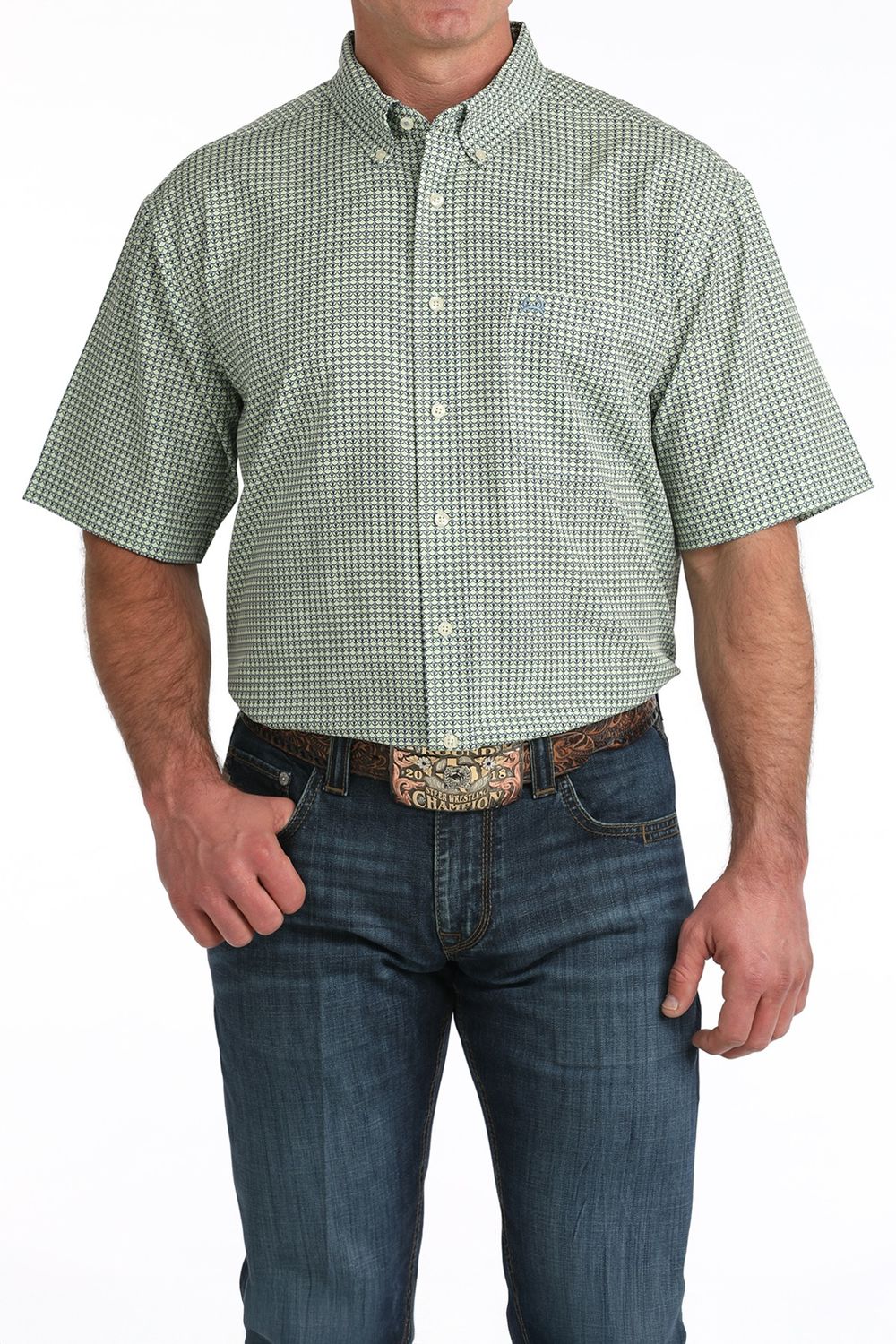Mens Cinch Arenaflex Button down