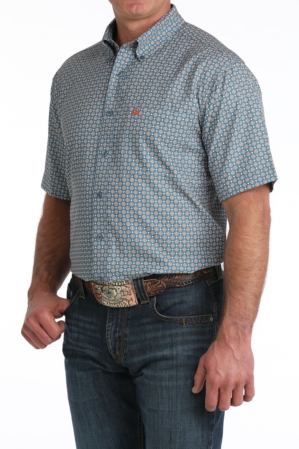 Mens Cinch Arenaflex Button Up