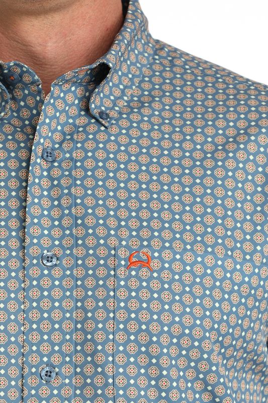 Mens Cinch Arenaflex Button Down