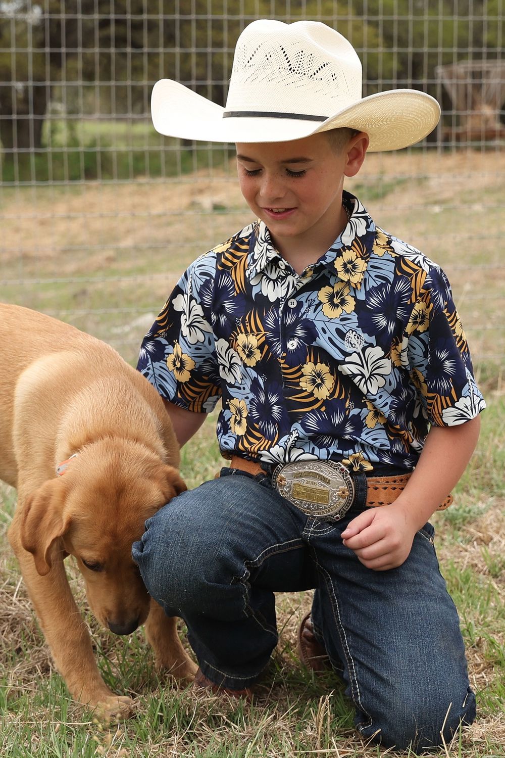 Boys Cinch Button Up Polo