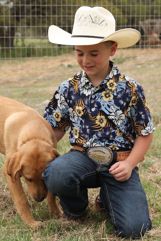 Boys Cinch Button Up Polo