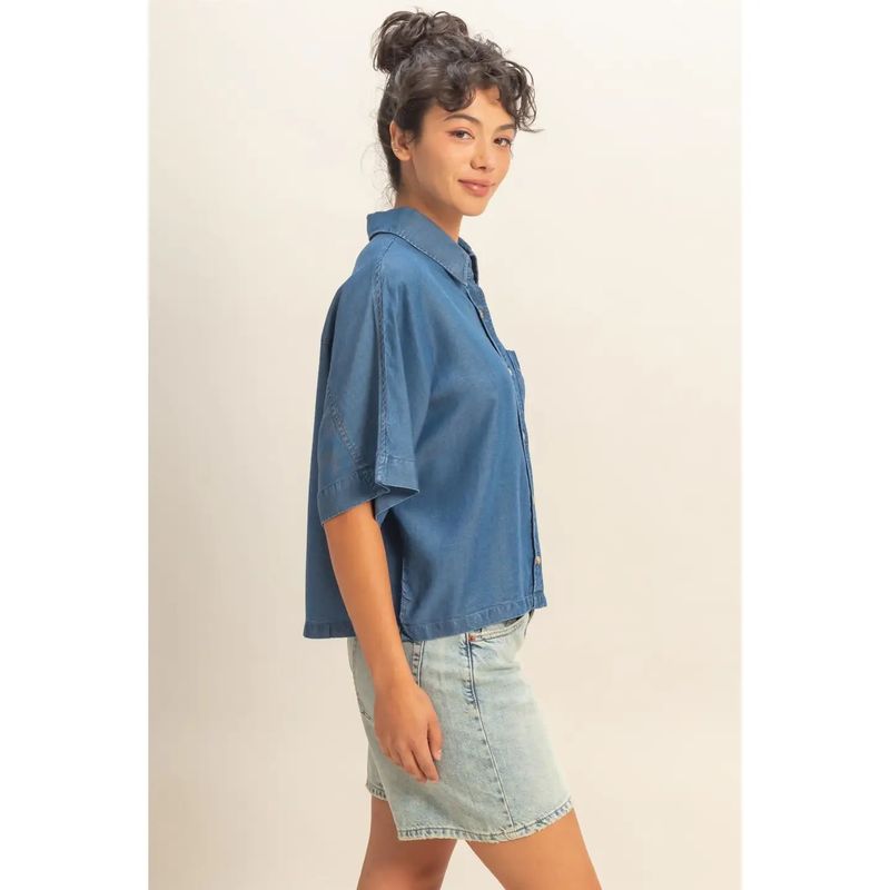 Denim Button Up