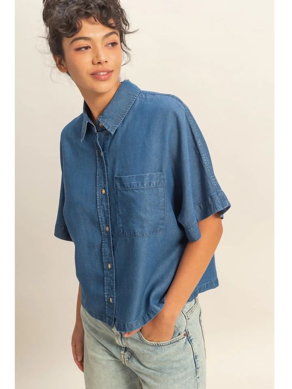 Denim Button Up