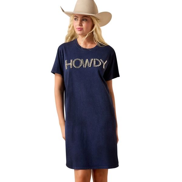 Ariat Howdy Pearl T-Shirt Dress